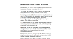 Desktop Screenshot of lensmodern.com